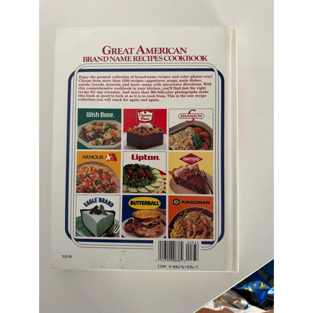 Great American Brand Name Recipes Cookbook Hardcover‎ 1350+ Recipes